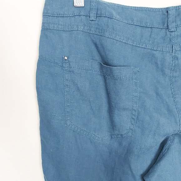 Women's Blue Pants - Picture 10 of 10